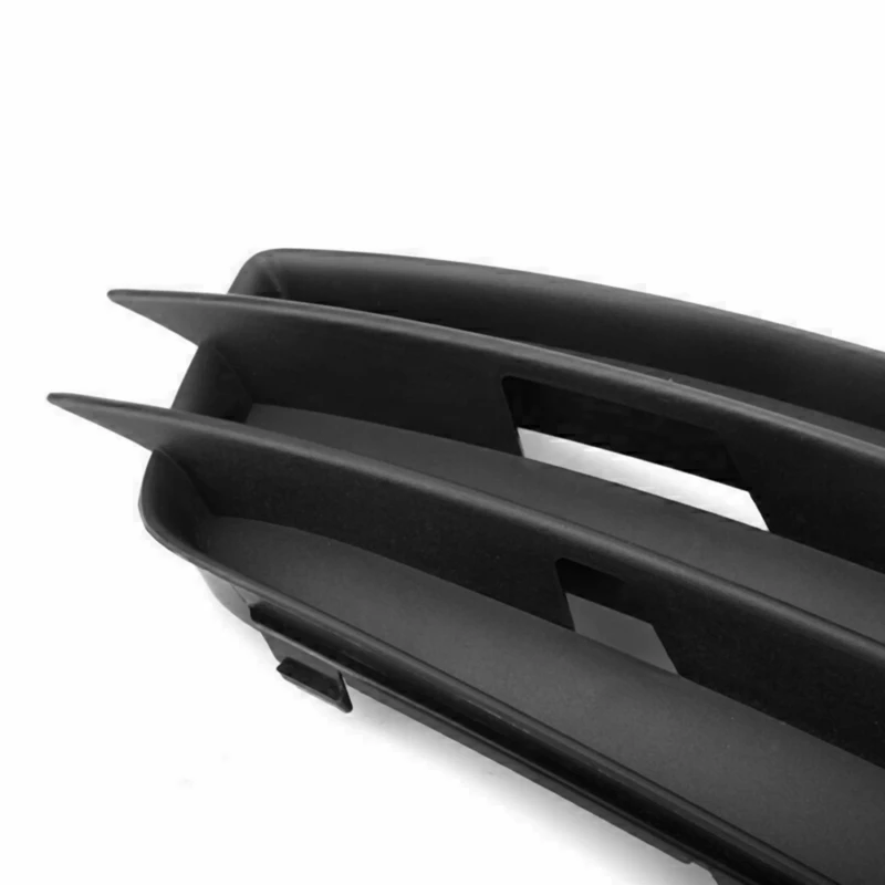 Left Side Matte Black Fog Light Grill S-Line Bumper For- A4 B8 S-LINE S4 2008-2012 8K0807681C