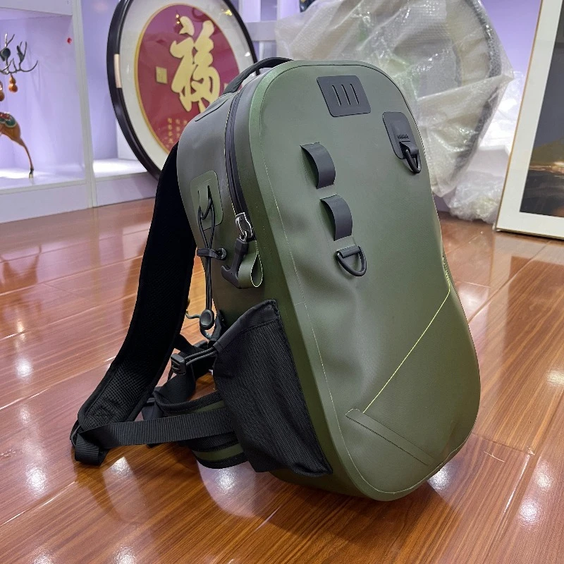 Multi-functional Double-shoulder Fishing Gear Bag Large-capacity Outdoor Waterproof Fishing Bags Tackle Supplies Portable Bag