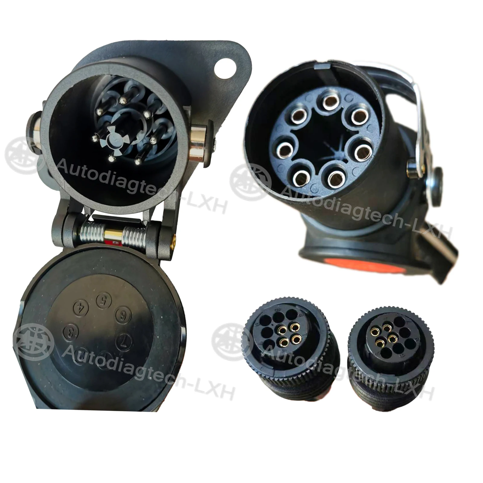 ل مقطورة ISO 7638 كابل شاحنة الثقيلة 7pin 9pin موصل التشخيص ل WDI ل WABCO CAN 24 فولت EBS/ABS محول التشخيص #6