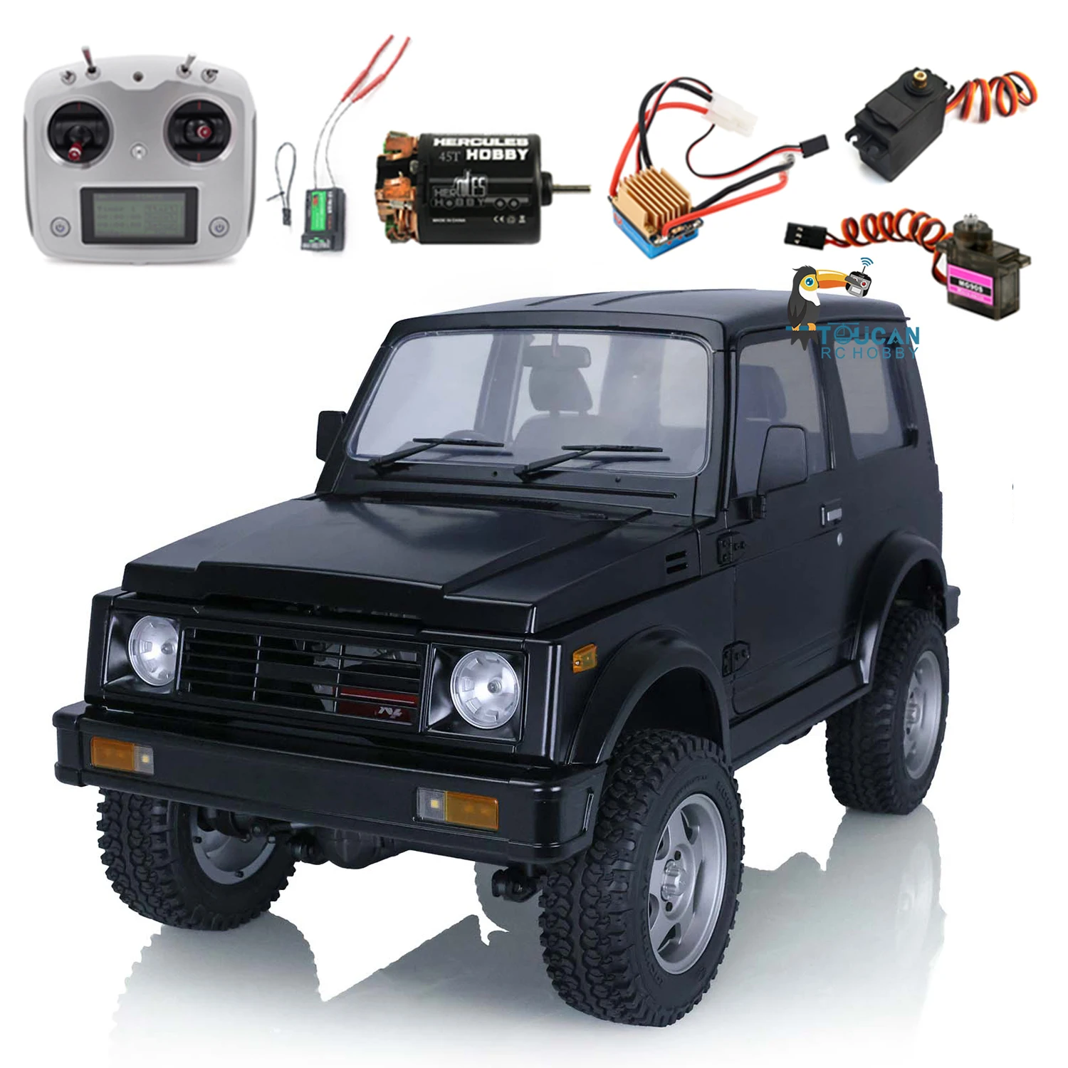 

Capo Crawler 1/6 RC Car Model Samurai I6S ESC Motor Light Radio Toucan RC Hobby DIY Painted Finished Vehicle THZH0511