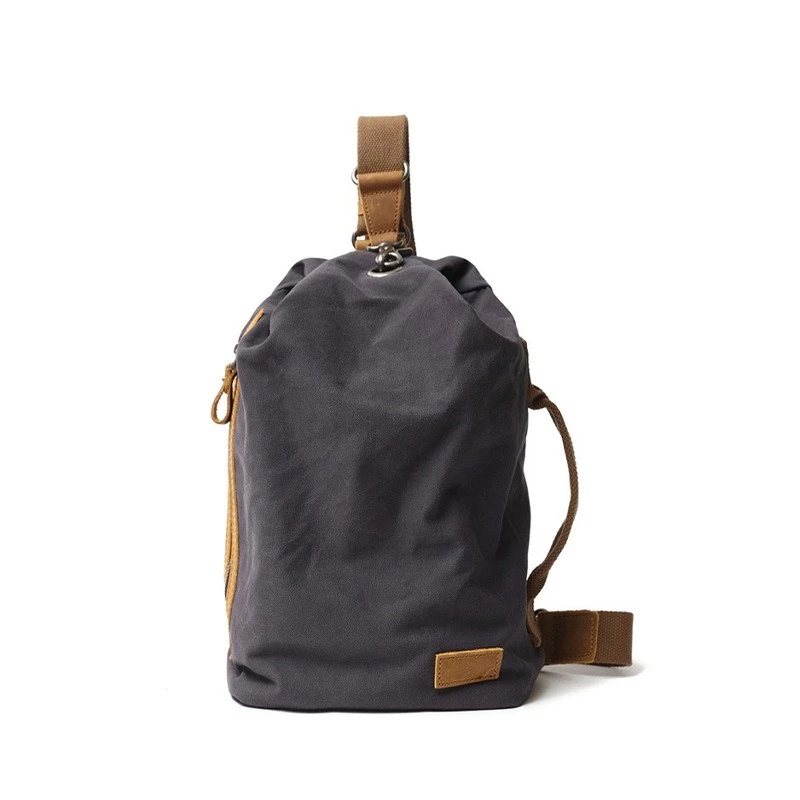 

New Portable Canvas Handbags Chest Pack Messanger Bag for Men Casual Travel Rucksack Chest Bag Unisex Shoulder Back Pack