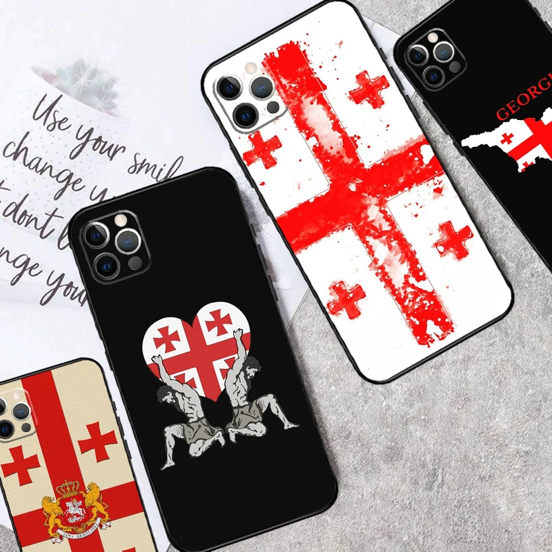 

Georgia Grunge Flag Case For ZTE Nubia Red Magic 10 9 8 8S 9S 10S Pro Plus 6 7 6S 7S 6R 5G RedMagic 10 Air Cover