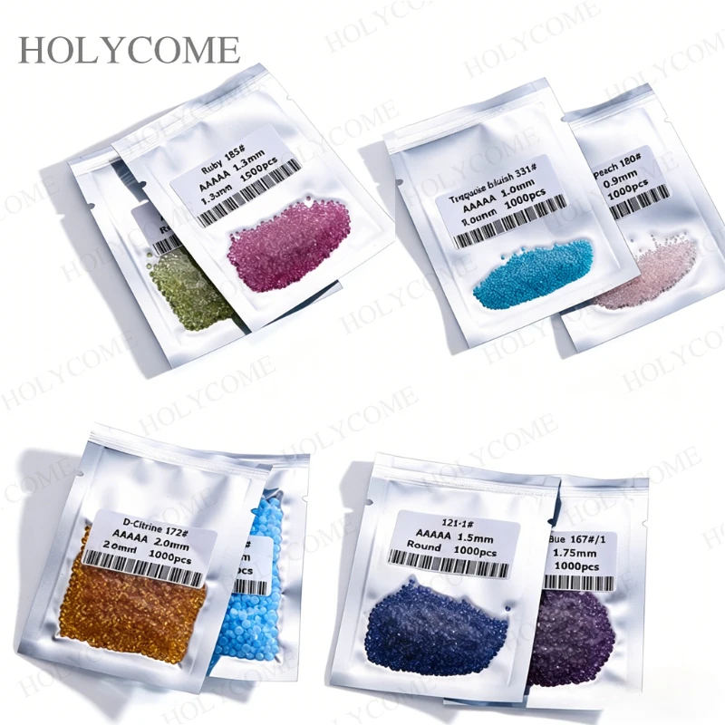 

Wholesale 500Pcs Nano Polycrystalline Diamond Loose Stones Bulk Lot for DIY Jewelry Craft Beading Handcraft Party Favor Supplies
