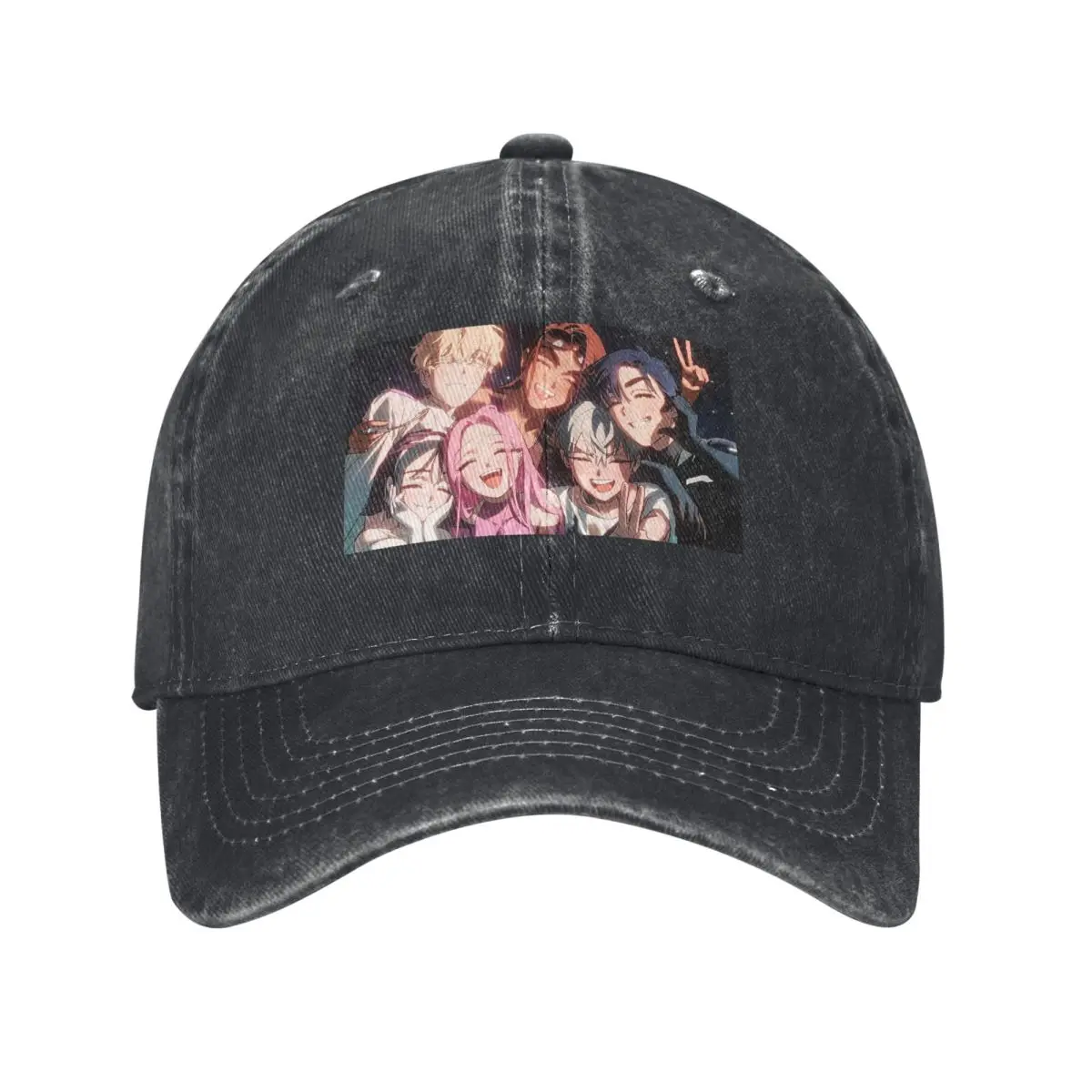 Alien Stage Anime (1) Baseball Caps Fashion Denim Fabric Hats Outdoor Adjustable Casquette Sports Baseball Cowboy Hat for Unisex