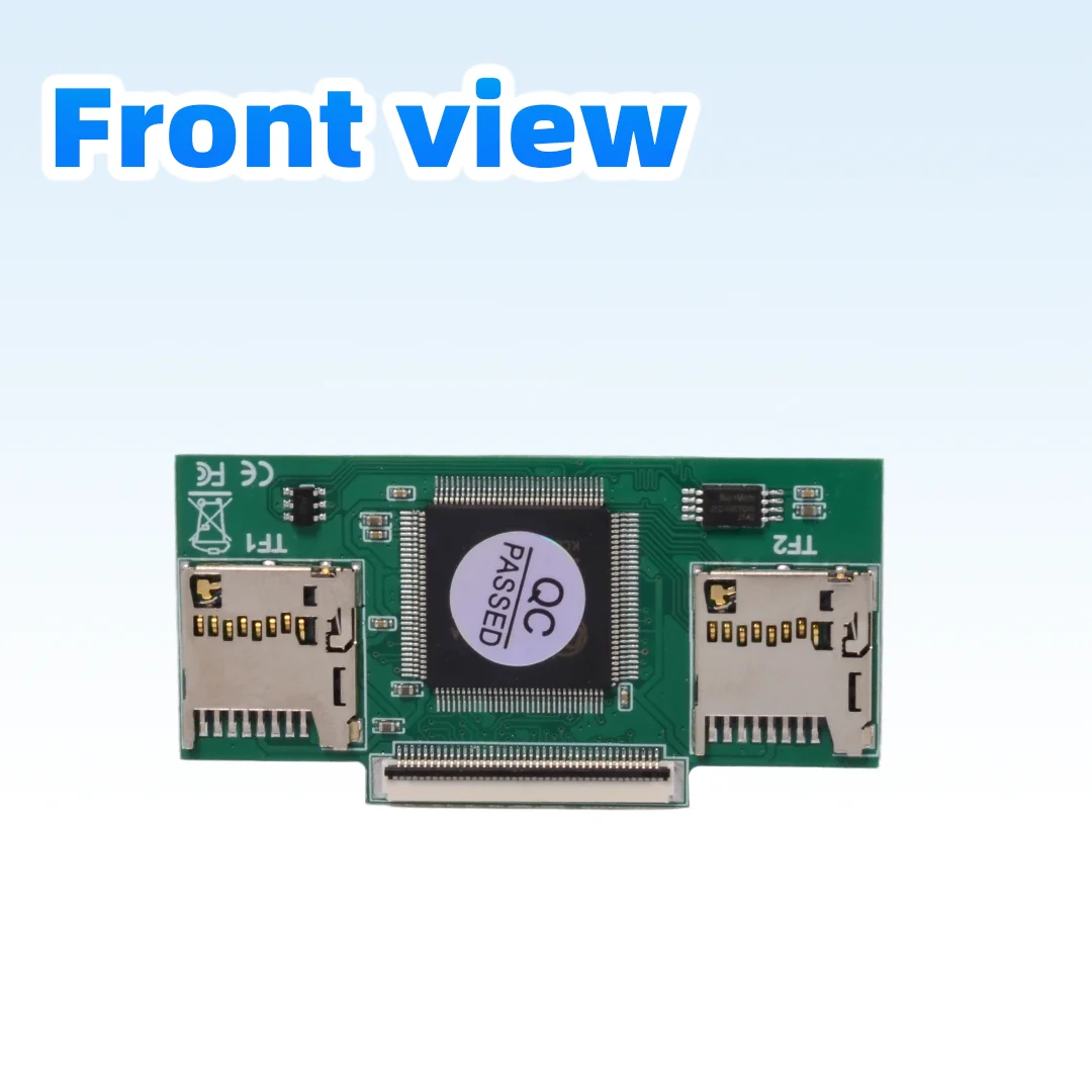 New Ultra-thin Model Dual TF (Micro SD）To CE ZIF Adapter Converter for IPod Video Classic 3-7th Industrial PC DVR IFlash Modding
