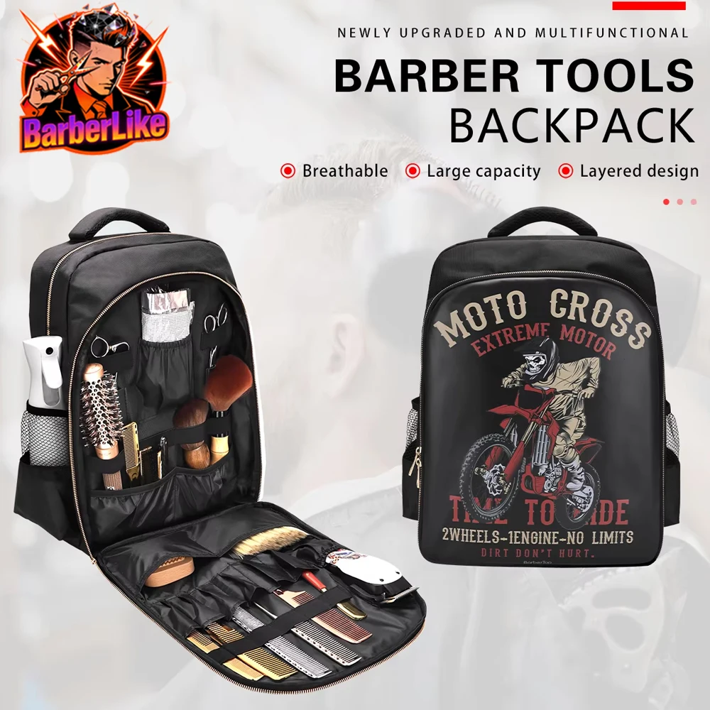 Barber Backpack Bag Travel Storage Bags Hairdressing Tool Storage Pack Makeup Large Capacity Knapsack Rucksack