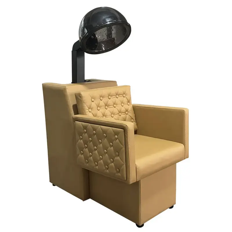 

Portable PU Hair Salon Equipment Barber Shop Dryer Chair With Ceramic Bowl Shampoo Salon Furniture For Pet Grooming