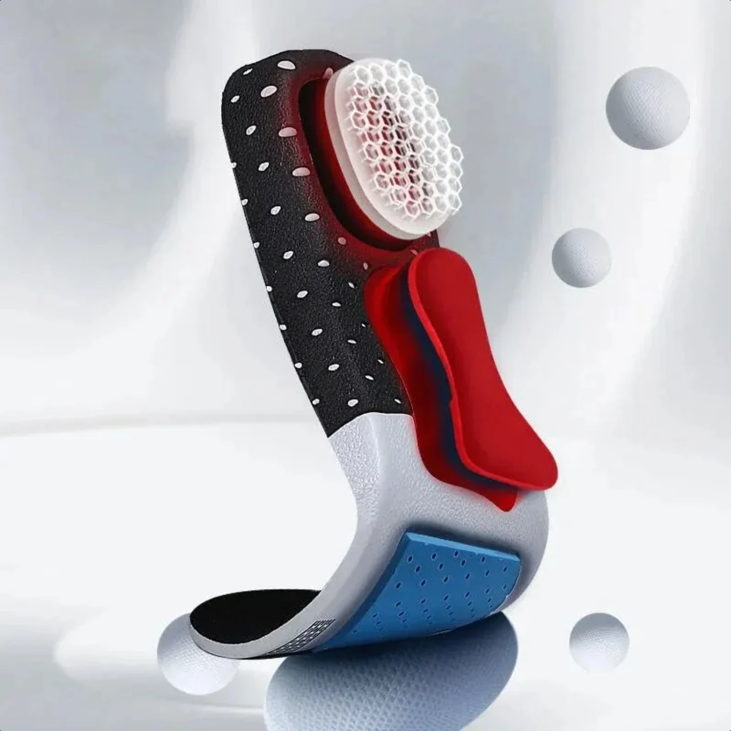 Plantillas de silicona cortables para hombre y mujer, soporte ortopédico para arco, almohadilla para calzado deportivo, cojín suave para correr, plantilla de espuma viscoelástica