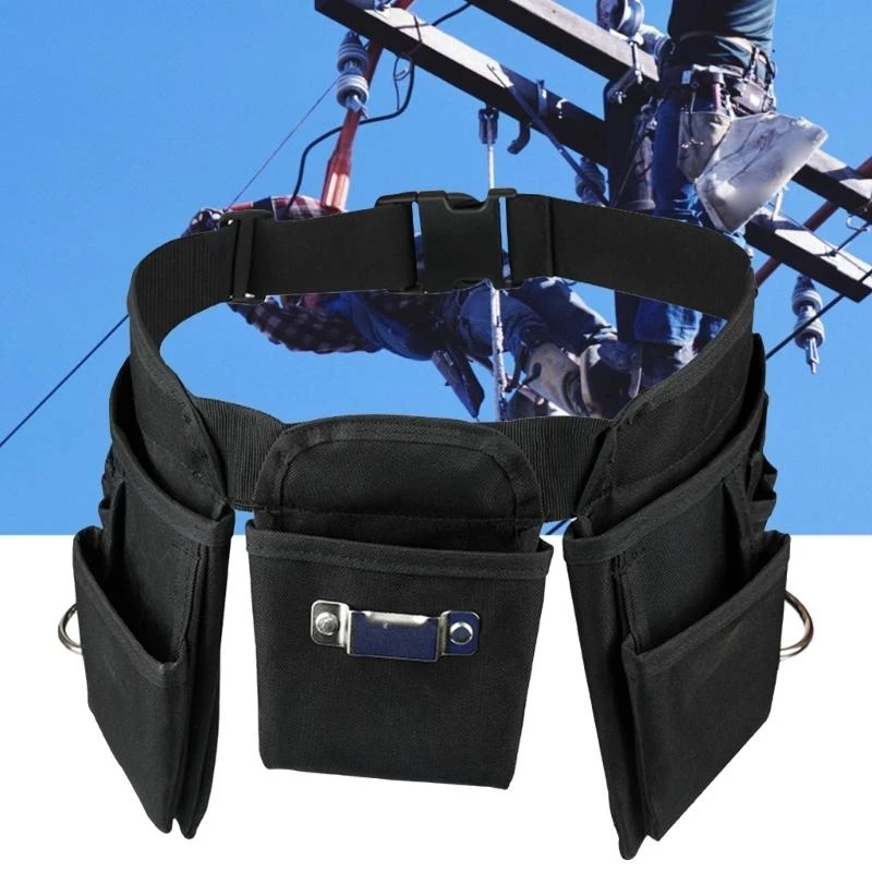 Pocket Tool Belts Gardening Belt with Quick Release Buckle Adjustable Utility Belt Work Apron for Men Women Gardening