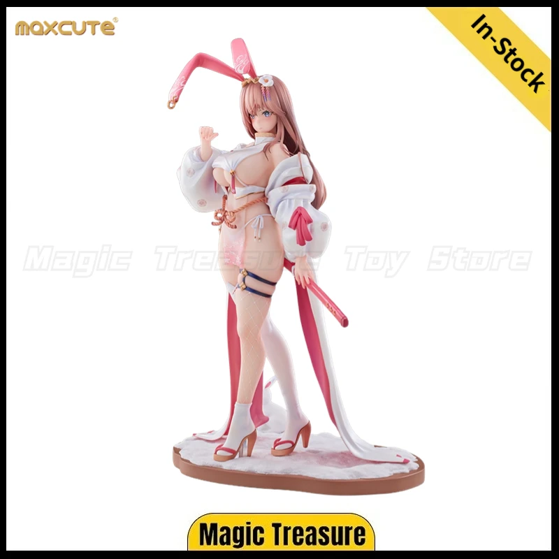 

【В наличии】 Оригинальный Maxcute USAMURAI Maoshi-Снежный кролик самурайский соус масштаб 1/6 красота фигурка игрушечная модель