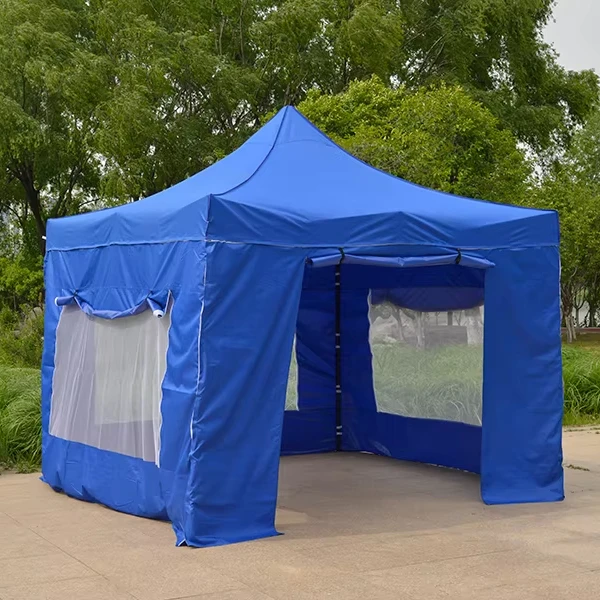 Toldo de cenador de 10x10 personalizado del fabricante Aoxin, tienda portátil 3x3, mosquitera, marquesina con impresión de logotipo para eventos al aire libre