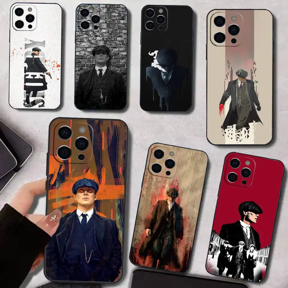 

P-Peaky B-Blinders Movie Phone Case Silicone Soft For IPhone 17 16 15 14 13 12 11 X XR Plus Pro Max Plus