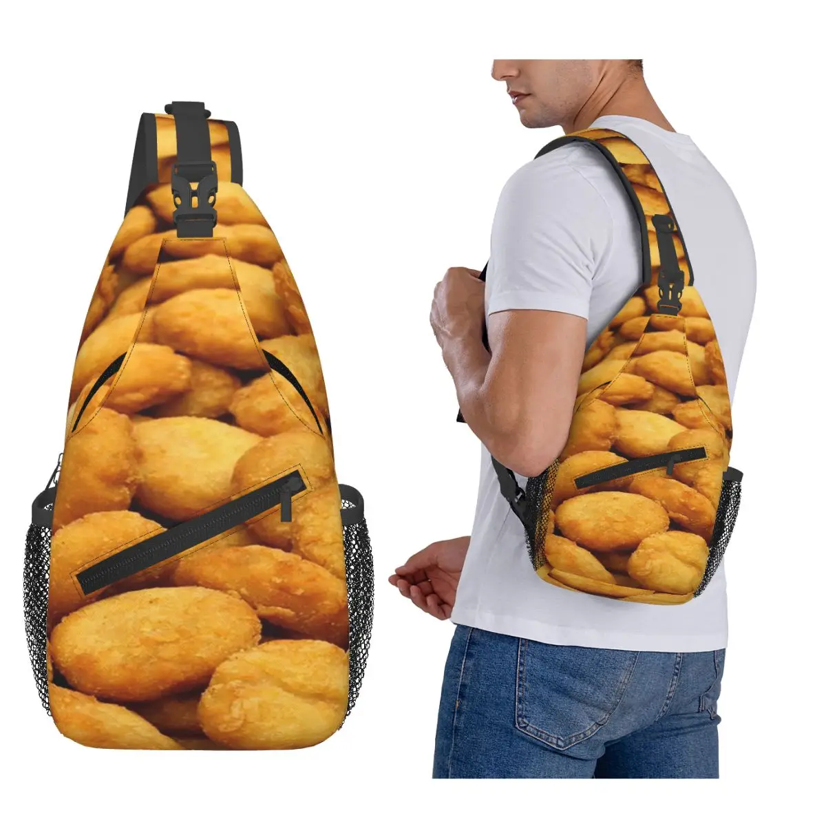 

Это мой человеческий костюм, я действительно курица, самородка, нагрудная сумка, мужской рюкзак через плечо, нагрудная сумка, рюкзак, сумка на плечо