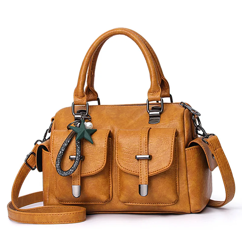 Bag Women 2022 New Fashion Handbag Korean Soft Leather Large Capacity Middle aged Mother Shoulder Bag