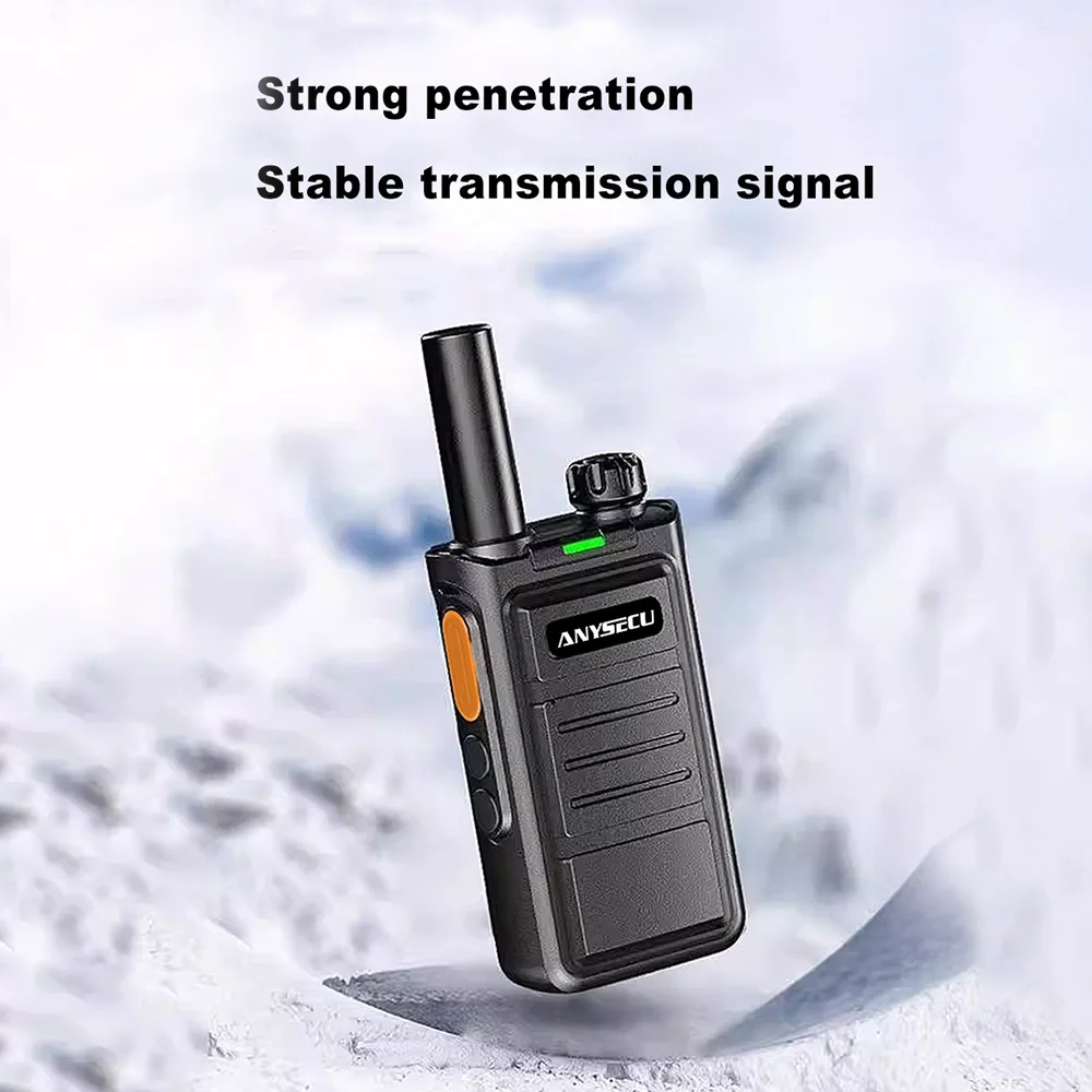 

ANYSECU 2W Walkie Talkie 400-470MHz 16 Channels High Quality Speakers VOX Function Scanning Function 1500mAh