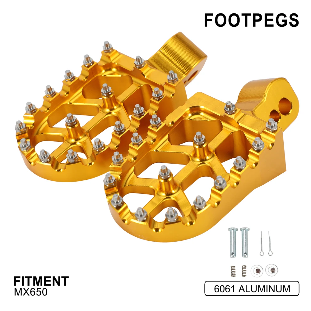 

Подставки для бритвы MX650 MX 650, подставки для ног, подножки, педали, подножки, Мотоциклетные аксессуары, внедорожник, грязевой велосипед, алюминий