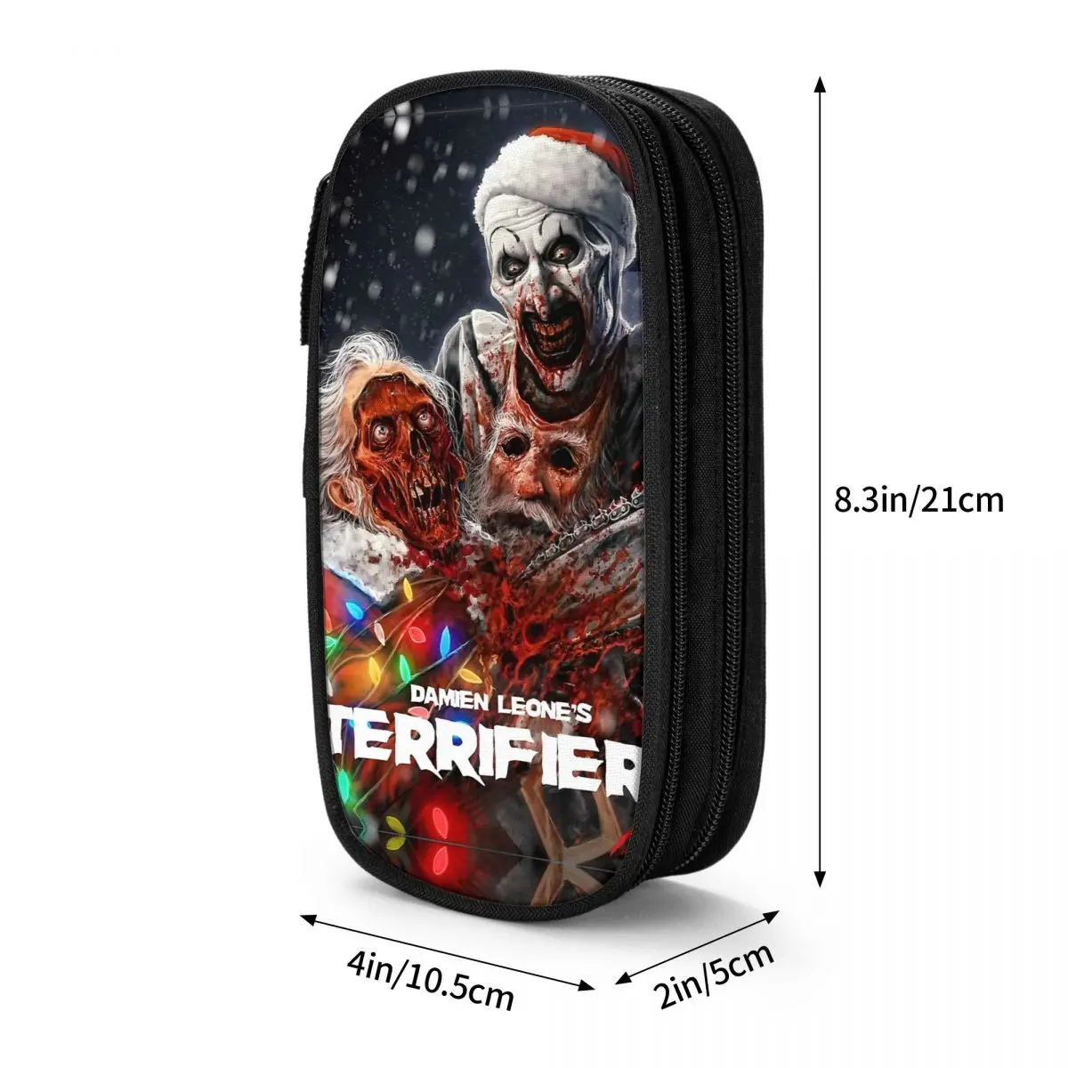 Terriifier 3-horrorfilm etui Etuis Penbox voor studenten Grote capaciteit tas Kantoor Rits Briefpapier