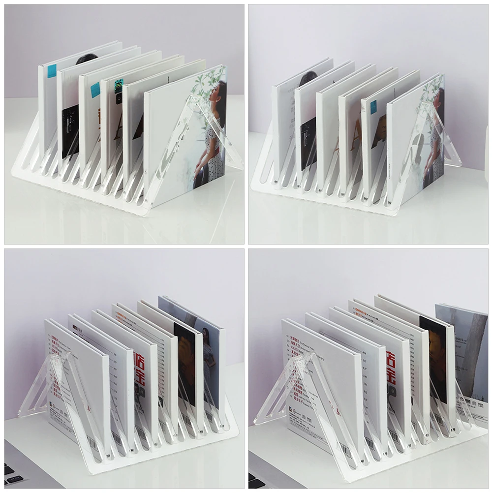 

Acrylic Cd Storage Rack Vinyl Record Holder Stand For Home Office Display Organizer Light Wear Resistant Desktop