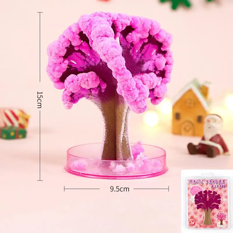 Magic Growing Christmas Tree DIY Growing Crystal Activity Kit Bloom In 25 Hours Novelty Christmas Mas Gift Boys Girls