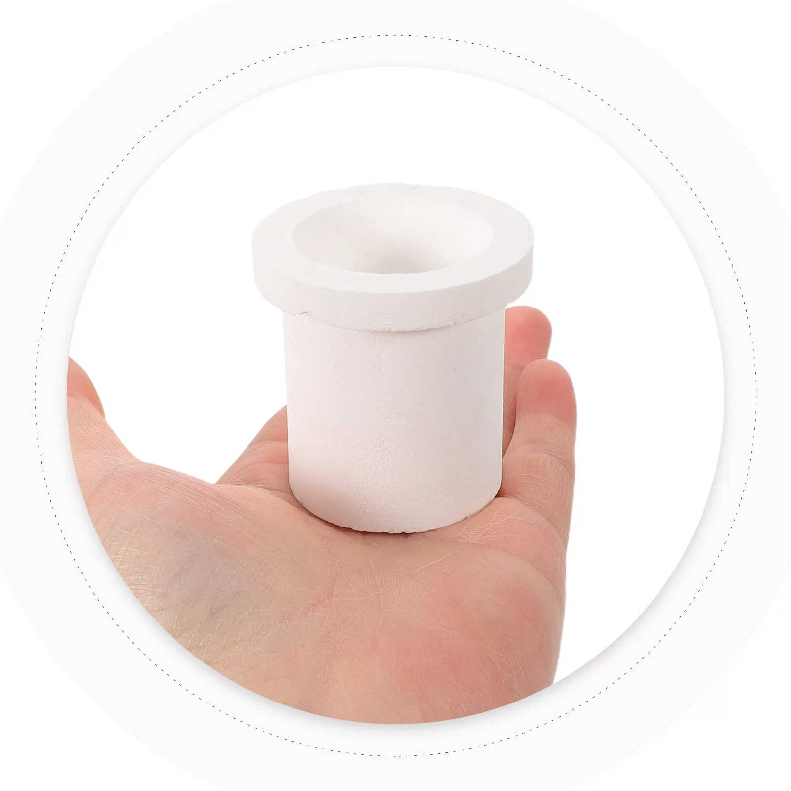 

Quartz Crucible Melting Cup High Temperature Resistant 0.15kg Jewelry Metal Casting Melting Furnace Gold Smelting Crucible