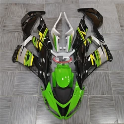 Green White Gradient Printing For ZX6R ZX 6R 636 2013 2014 2015 2016 2017 2018 Full Fairing Kit Injection Bodywork Cowling