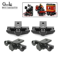 2Pieces Magnets and Holders Parts Train Buffer Beam with Sealed Magnets MOC Building Blocks 91994 64414 29082 91992 Brick Toys