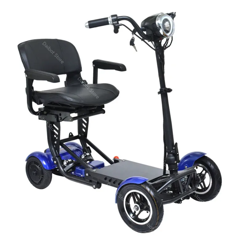 EU STOCK 10 Inch Folding Adult Electric Scooter For Long Distance With Big Seat Dual Motor 250w Mobility Scooters For Seniors