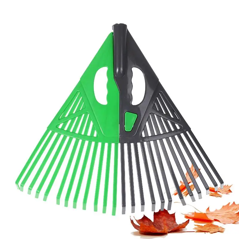 

Lawn Rake Fan Shaped Waterproof Garden Leaf Rake In 2 Colors Lawn Grooming Toolsfor Cleaning Up Dead Leaves home Garden Tool