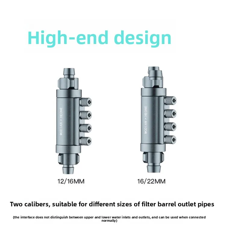 

Titration diverter Aluminum alloy titration external titration outlet four independent with check valve