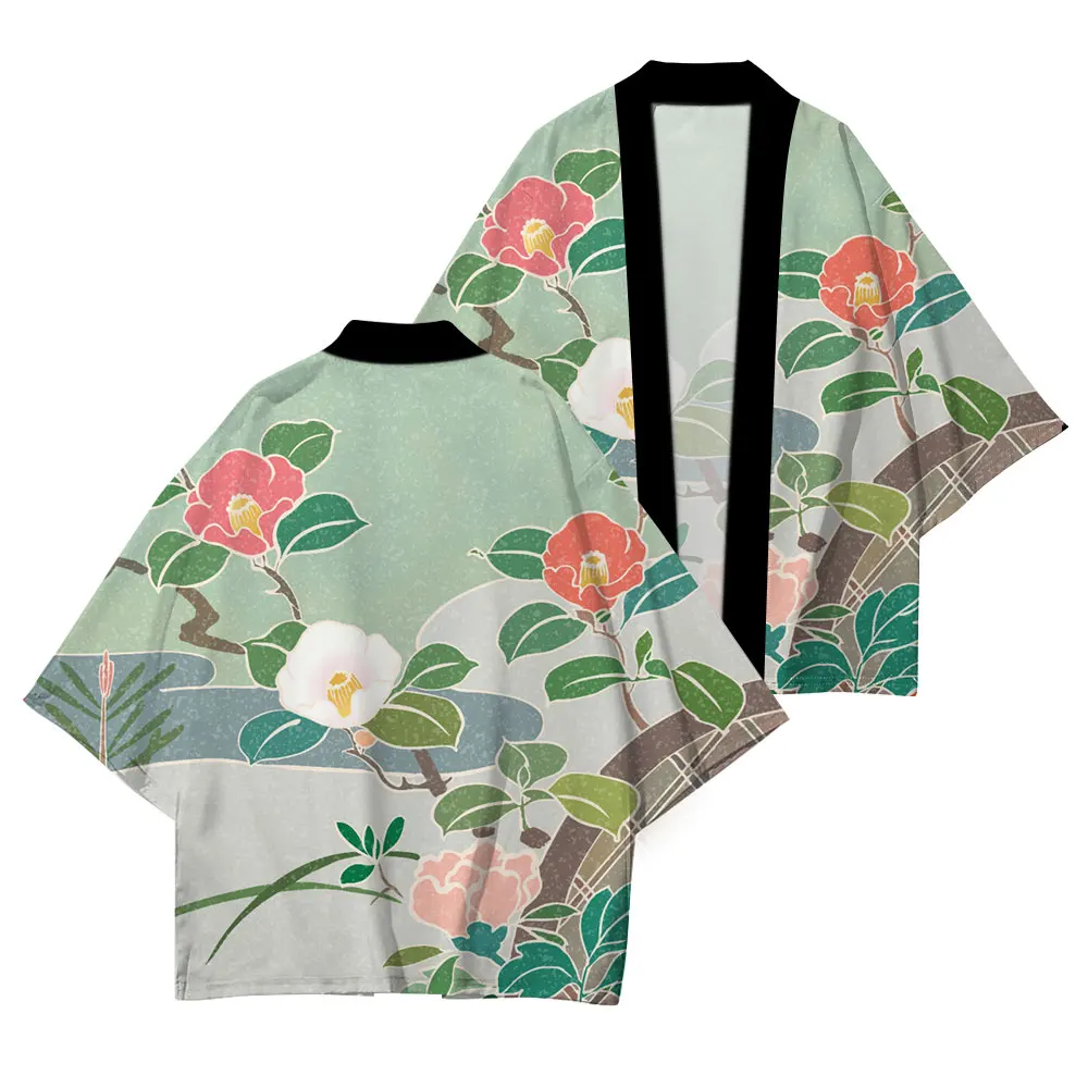 Japanese Traditional Clothing Japanese Kimono Women\'s Print Daily Comfort Summer High Quality Cardigan Half Sleeve Loose Comfort