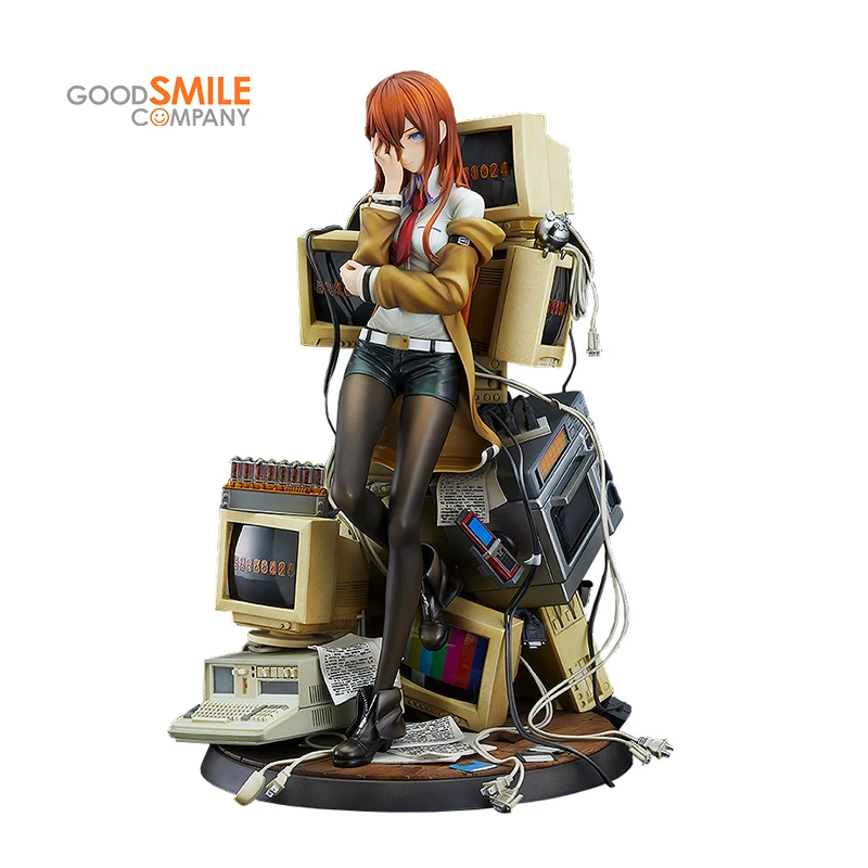 Original Figuras Anime 23.5cm Good Smile GSC Steins;Gate Makise Kurisu Anime Figure Ornaments Model Toy Collectible Gifts