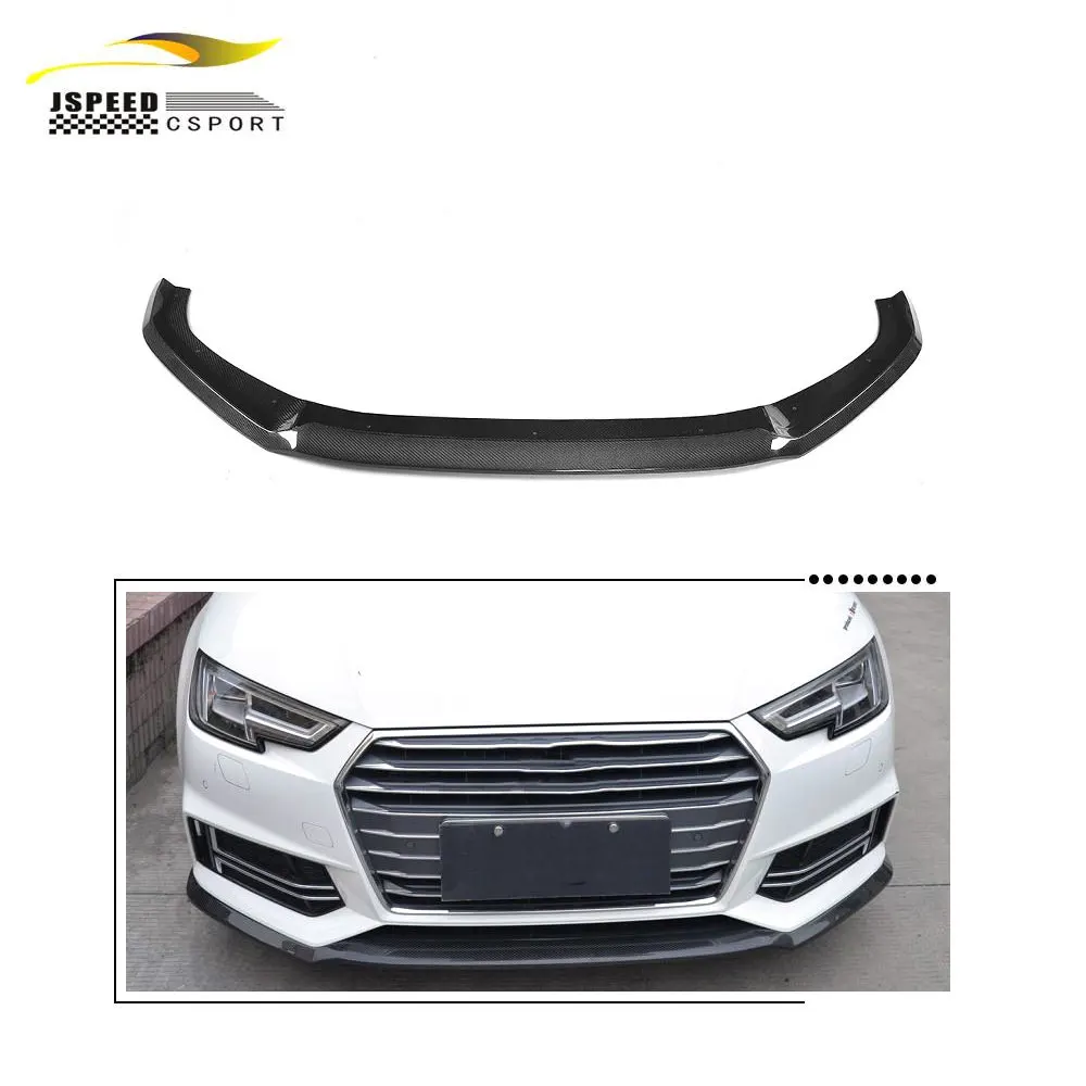 

Suitable for The A4 SLINE S4 carbon fiber front lip is Suitable for Audi A4 B9 SLINE S4 2017-2018