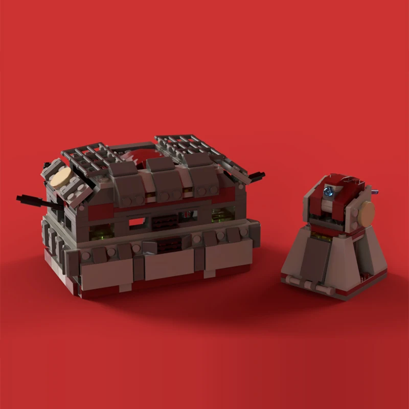 Star Movies Model MOC Building Bricks Space Commando Bunker Modular Technology Gifts Holiday Assemble Children Toys Suit