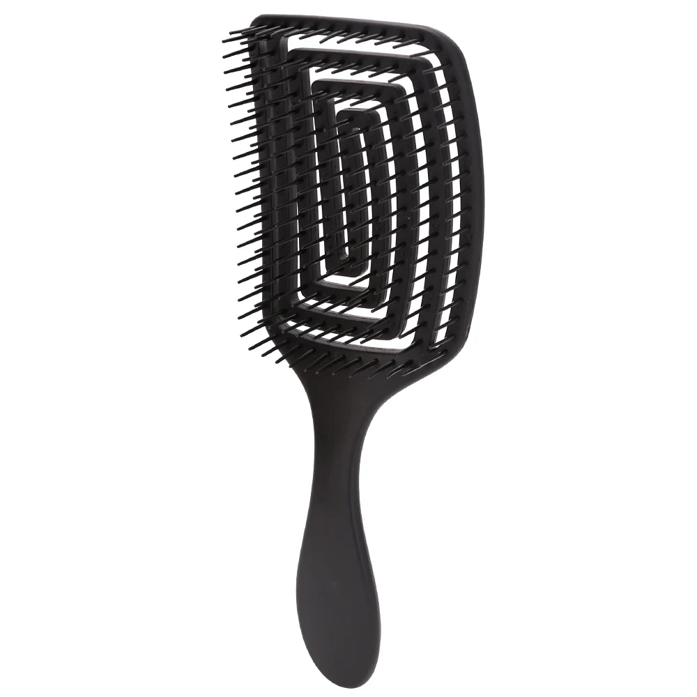 Haarborstel Haar Kam Ontwarrende Haarborstel Borstelharen & Nylon Vrouwen Natte Massage Kam Krullend Kapsalon Styling Tools - afbeelding 1