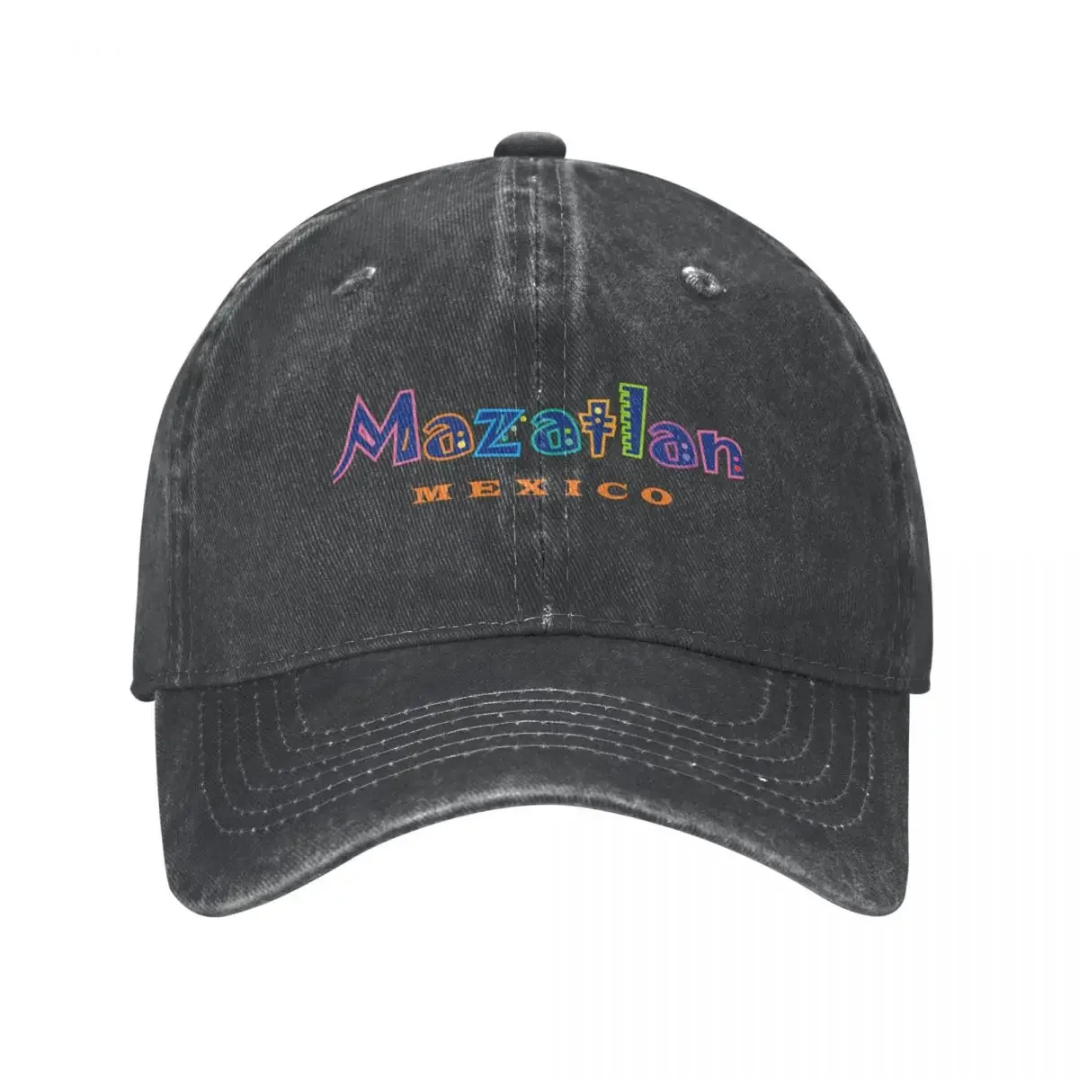 Mazatlan Mexico Tropical Type Souvenir Cowboy Hat Golf summer hat Hats For Men Women's