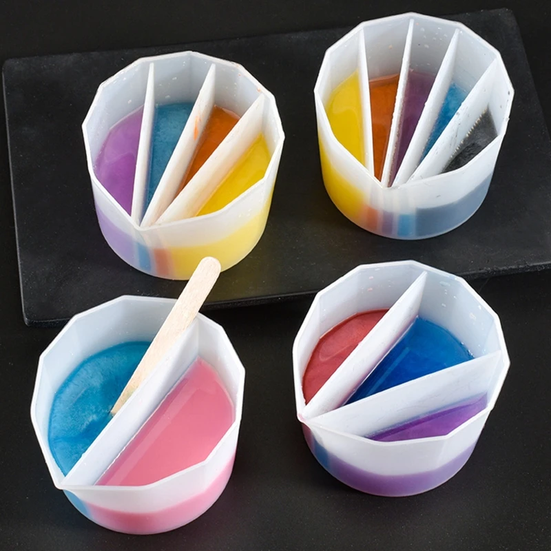 Silicone Epoxy Resin Mixing Cups Distribution Measuring Cup DIY Epoxy Resin Tool