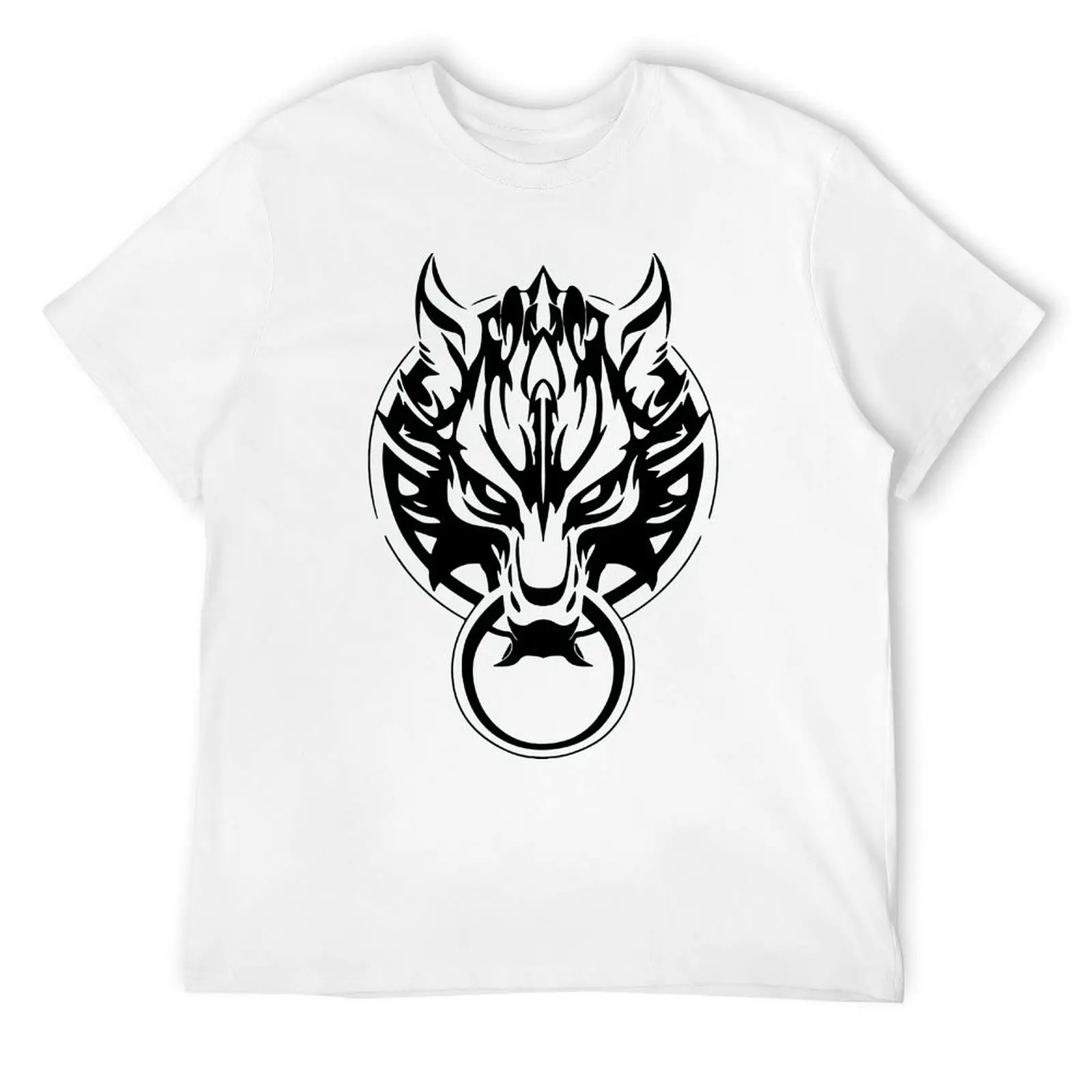 Fresh Final Fantasy Fenrir Wolf Classic For Sal T-shirt  Motion T-shirts Hipster Funny Novelty Aactivity Competition USA Size