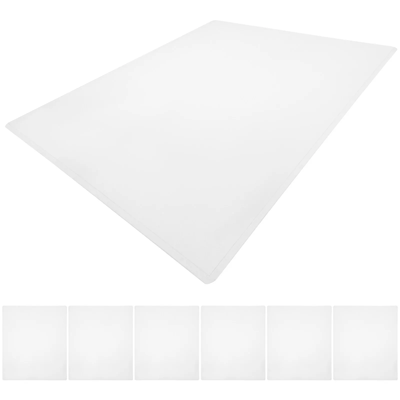

10Pcs Hard Plastic Photo Protectors Clear Waterproof PVC Page Protectors for 8.5x11 Inch Documents Art Prints Certificates
