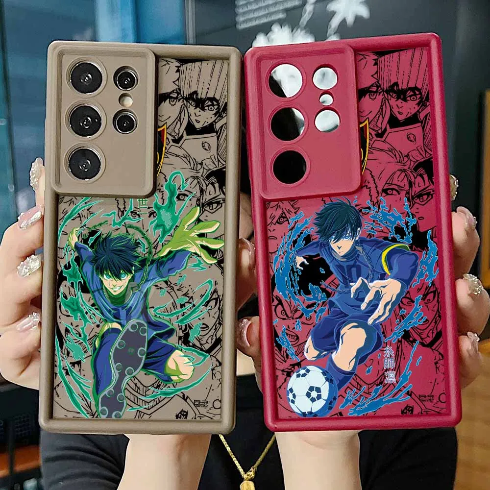 Handsome Blue Lock For Samsung A73 A72 A71 A57 A56 A55 A54 A53 A52 A37 A36 A34 A32 A31 A25 A23 A17 Funda Silicone Phone Case