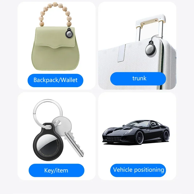 E91 Perangkat Antihilang Pelacak GPS Pelacakan Olahraga Temukan Hewan Peliharaan Anak-anak Tua Saya Pencari Mini Portabel untuk IPhone Ipad Pencari Pintar