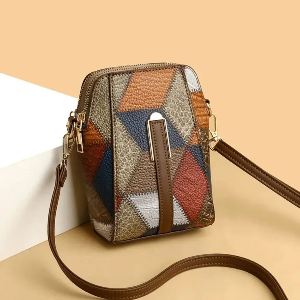 Moda damska torba na ramię typu crossbody luksusowa damska torba na telefon i portmonetki PU skóra mała torebka designerska