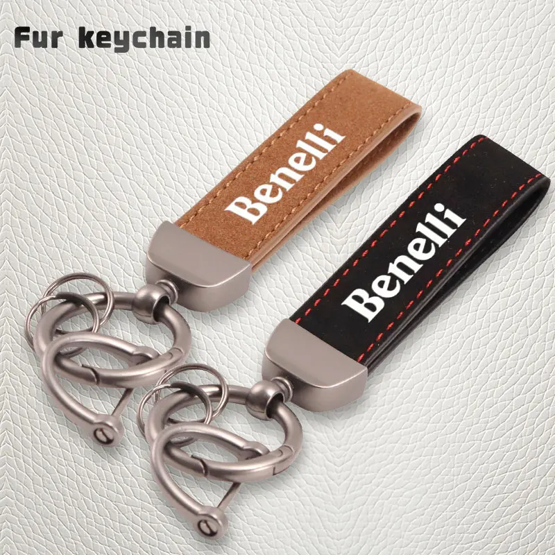 Applicable to Benelli 502c TRK 702 502 702X 502x 251 Leoncino BJ 500 800 250 TNT 125 300 600 BN300 BN600 Leather suede keychain