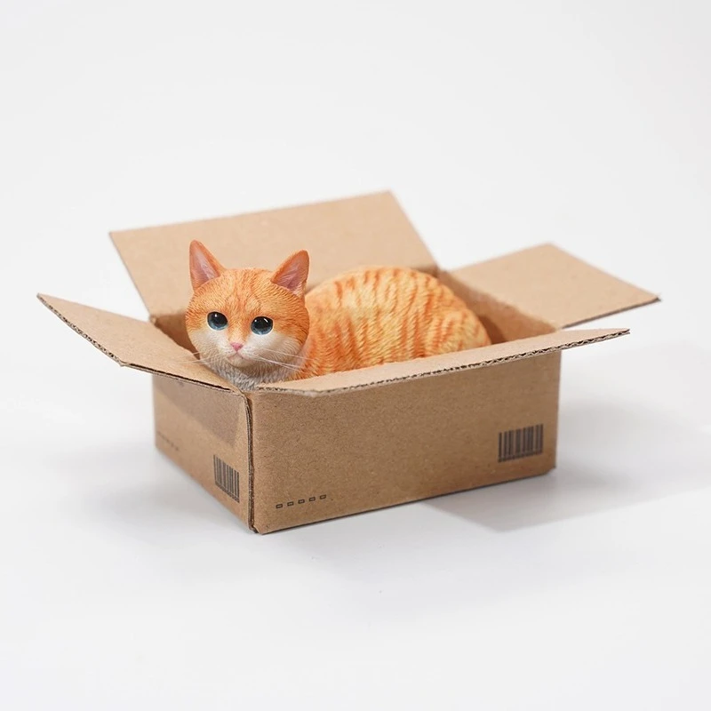 Express cat 2.0 cute healing cute pet mini model ornament peripheral shooting figure