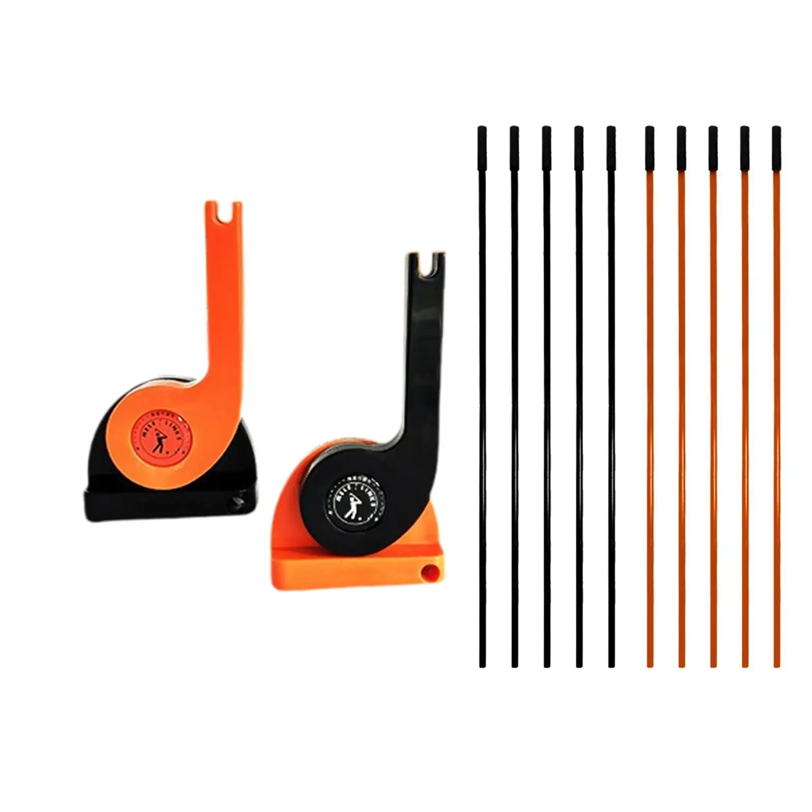 

2Pcs Golf Swing Trainer Portable Correct Grip Posture Lightweight Golf Warm up Stick for Indoor Women Men Enthusiast Outdoor