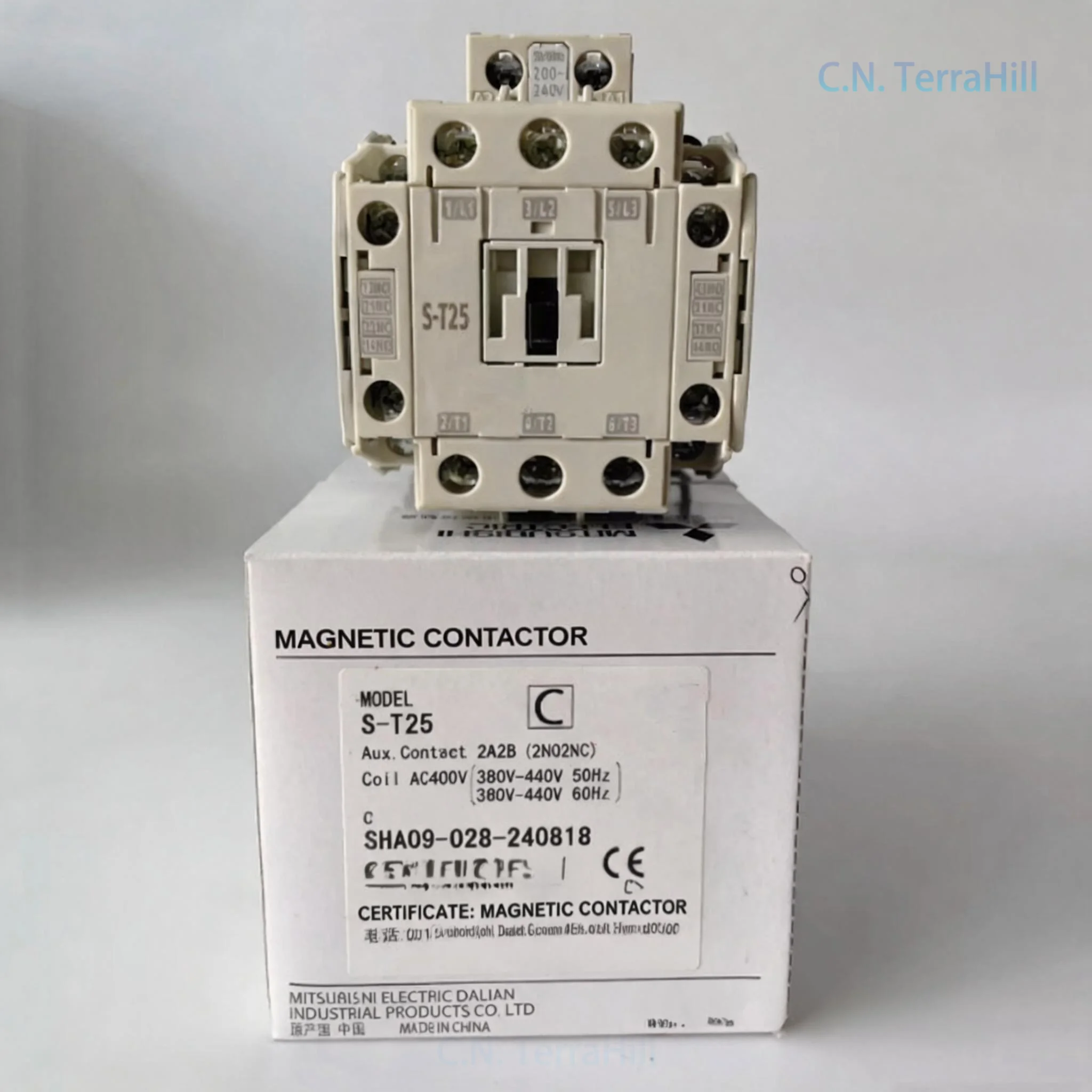 AC Contactor S-T10 T12 T20 T21 T25 T35 AC200V 3 Pole 20A 25A 35A Industrial Control