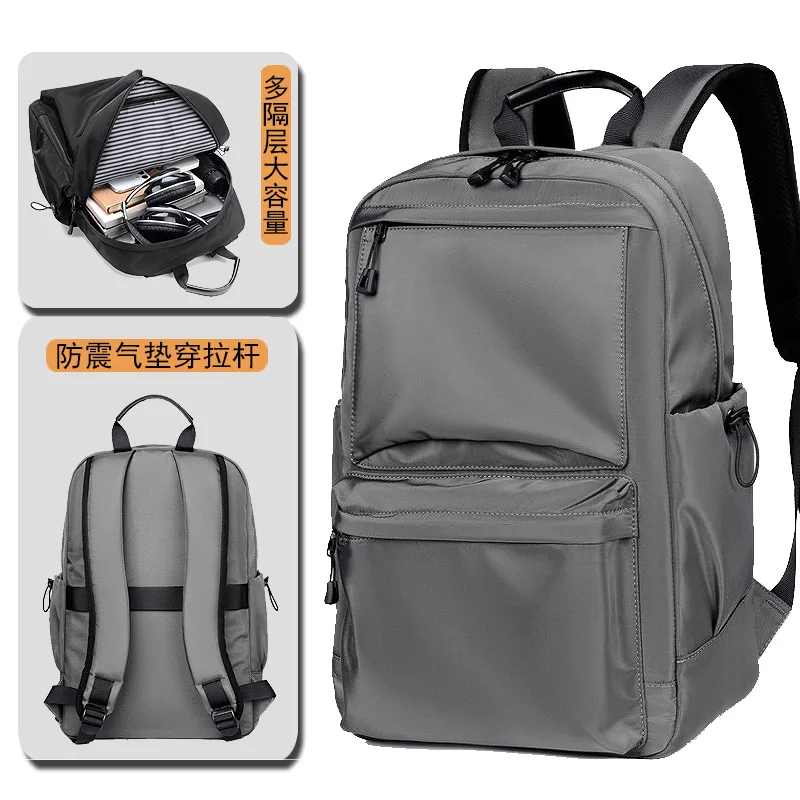 

Casual backpack waterproof computer backpack men's schoolbag college student fashion outdoor backpack travel gift logo