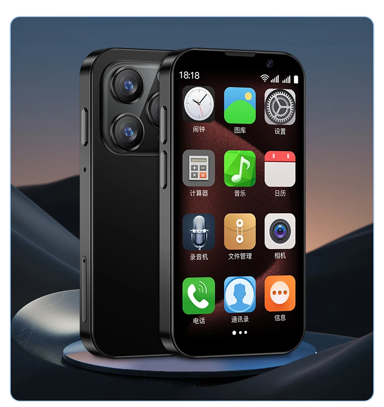 Mini Smartphone SOYES XS18 Pro 3G Network 3.0'' 2GB RAM 16GB ROM Android8.1 With Facial Recognition Dual SIM Standby Small Phone