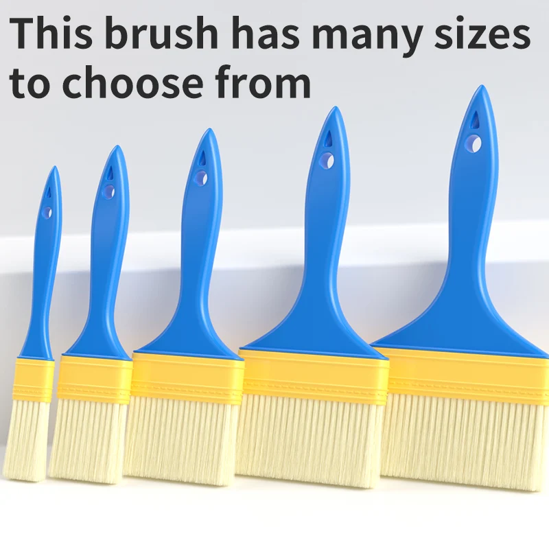Blue Handle Durable Plastic PaintBrushes Chalk Brushes For Walls Professional Painting Supplies Tools Reliable Materials
