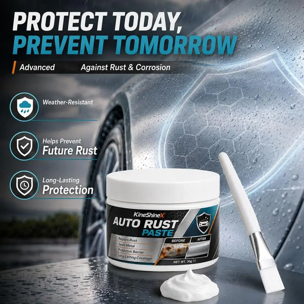 Car Rust Paste Shine Restoration Car Metal Rust Repair Anti-rust Coating For Wheel Arch Door Edge Motorcycle Iron Pipe