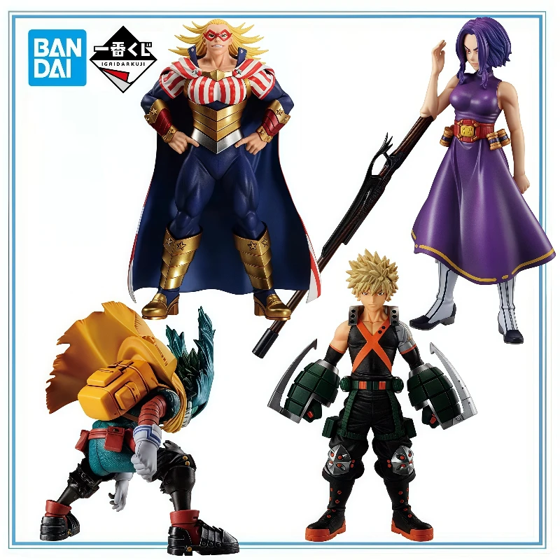 

BANDAI in Stock Genuine My Hero Academia Ichiban KUJI The Form of Justice Izuku Katsuki All·Might Model Decoration Gifts Toys